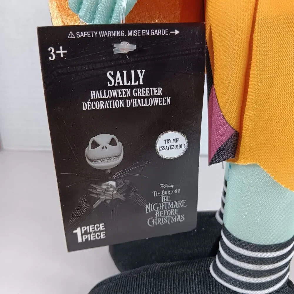 Disney The Nightmare Before Christmas Sally Greeter Halloween Decoration Pumpkin